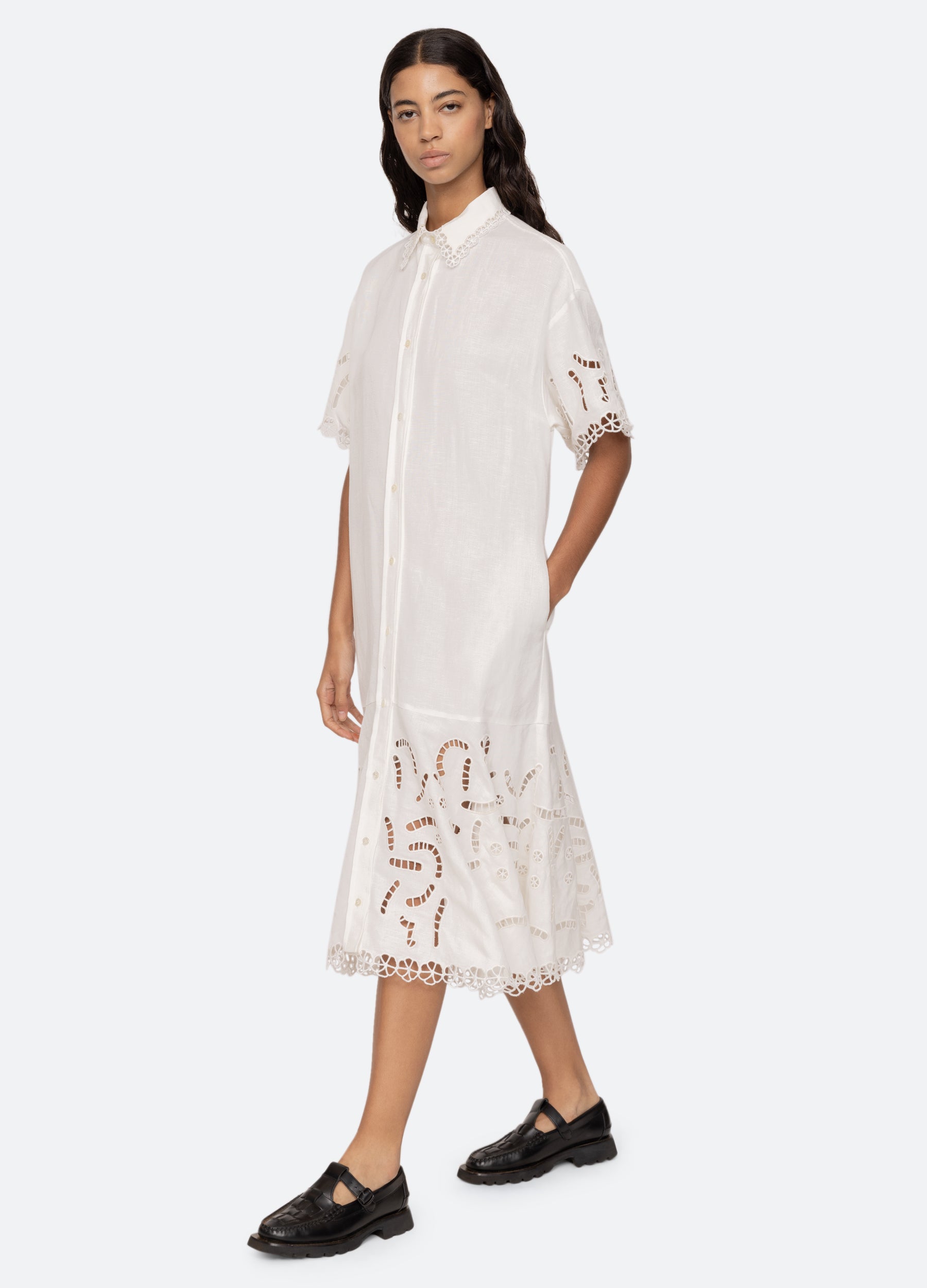 Marja Cotton Shirt Dress for Women