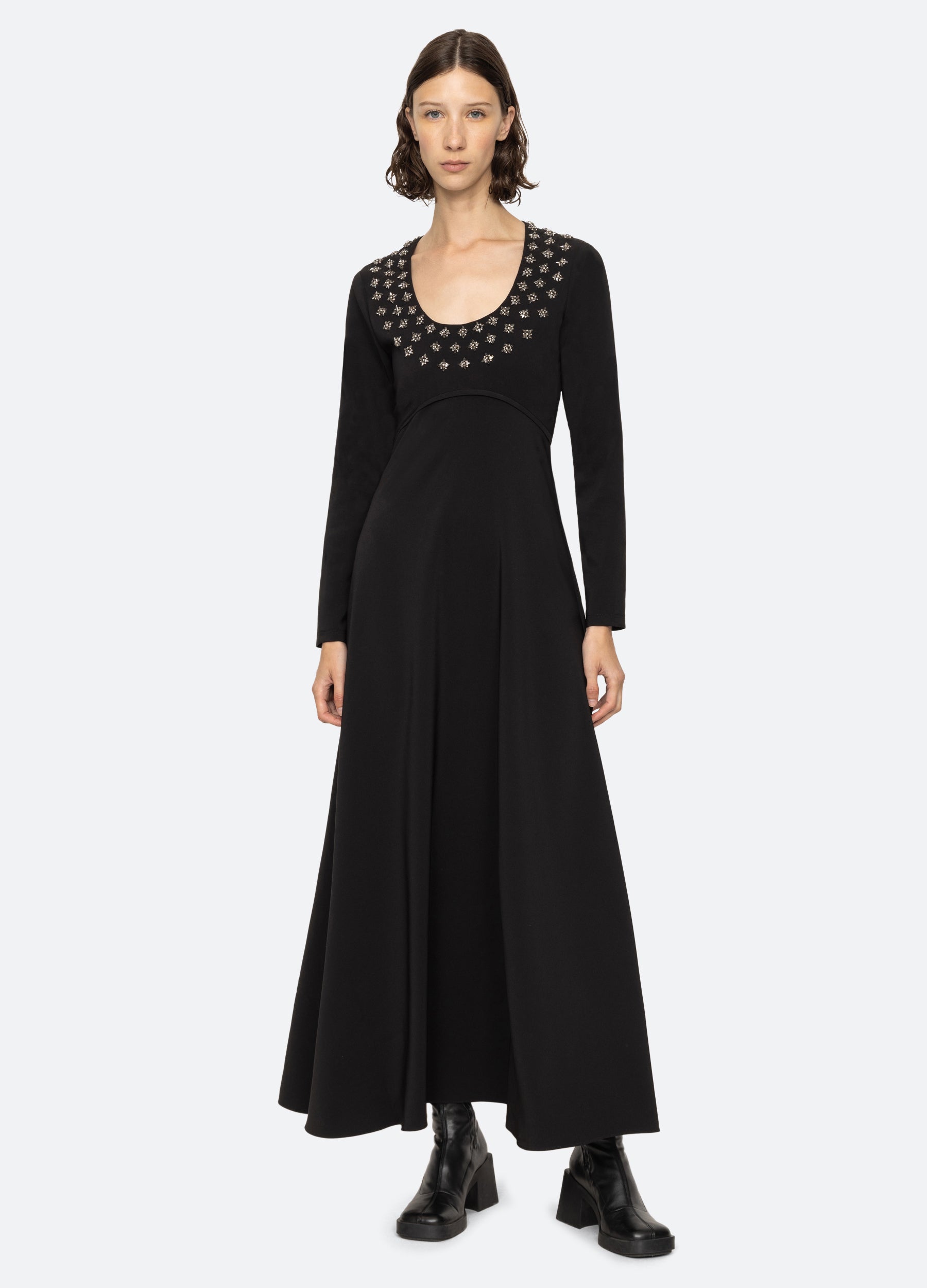 Caryl Long Sleeve Dress - Stylish & Comfortable