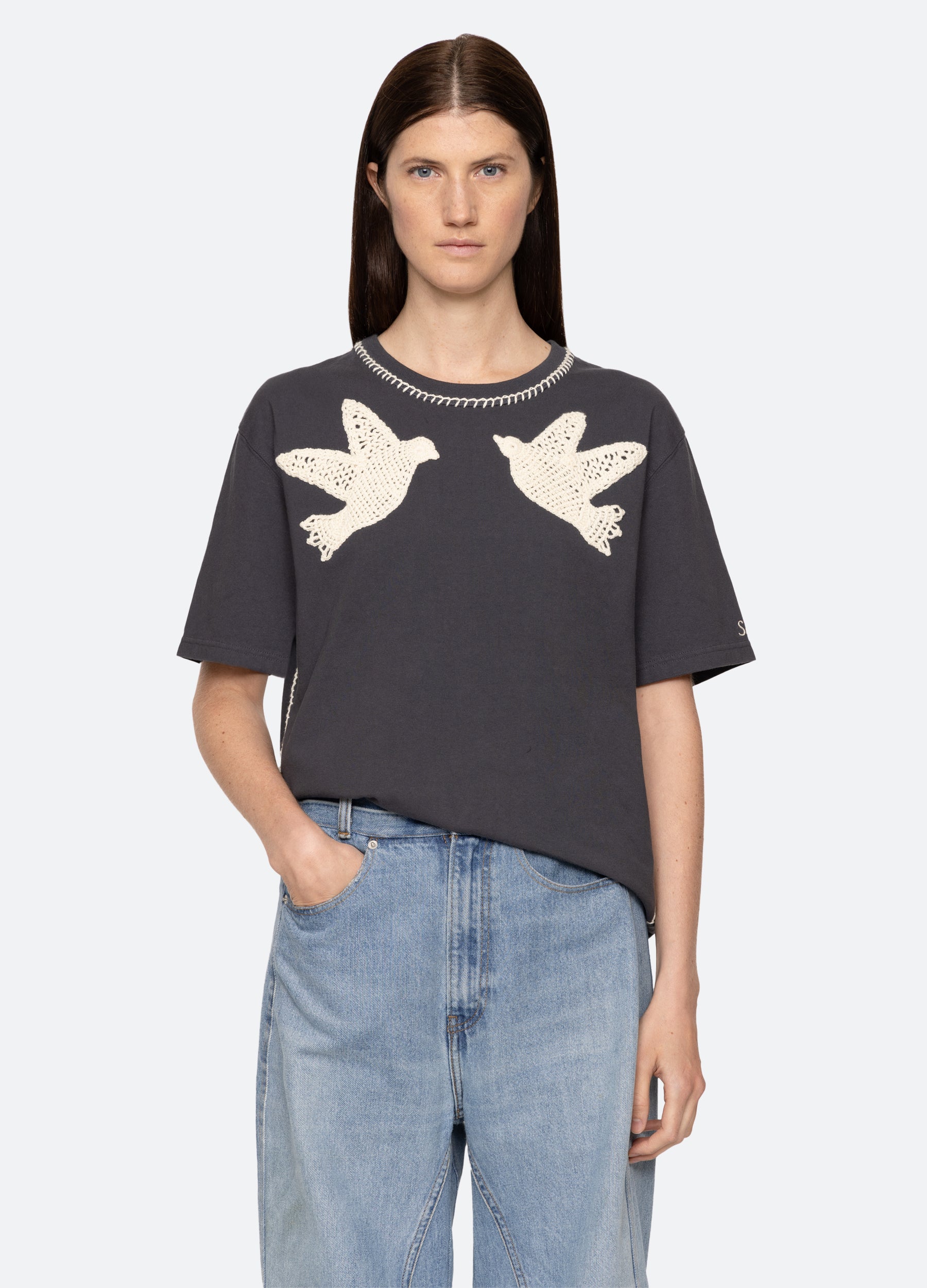 Sally Graphic Tee - Stylish Cotton T-Shirt