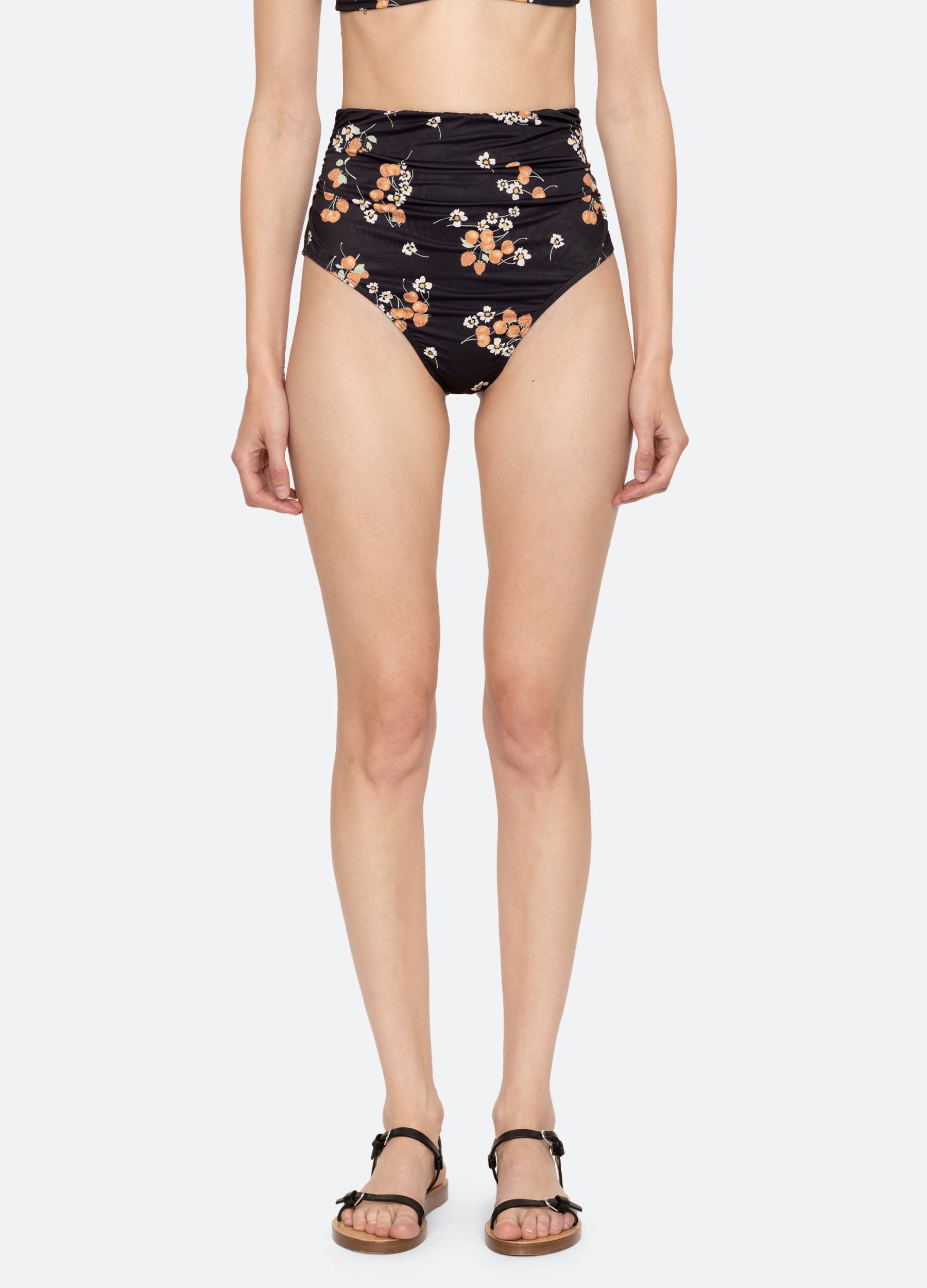 Cerise Swim Briefs for Women