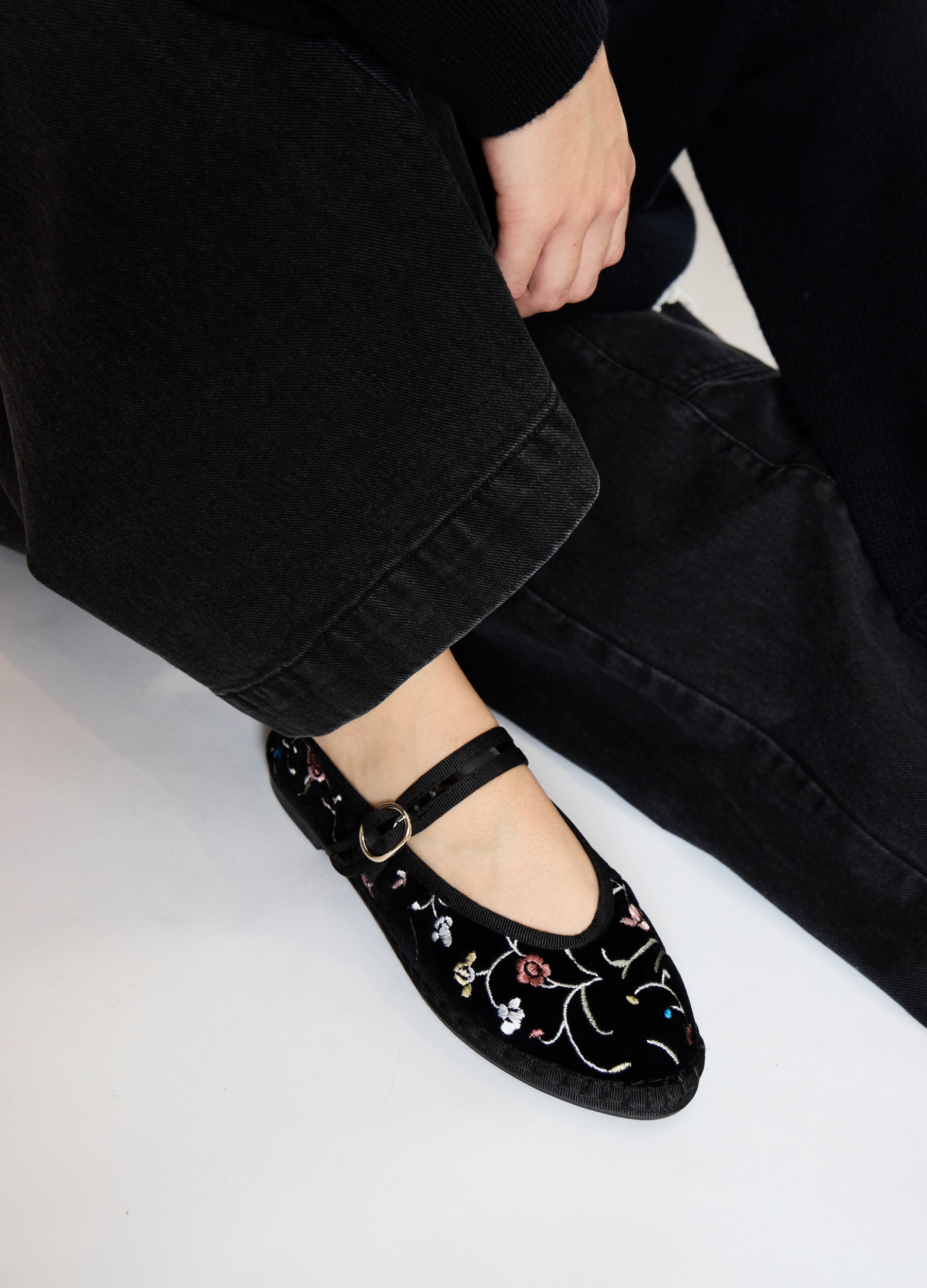 Priscilla Mary Jane Ballet Flats for Women