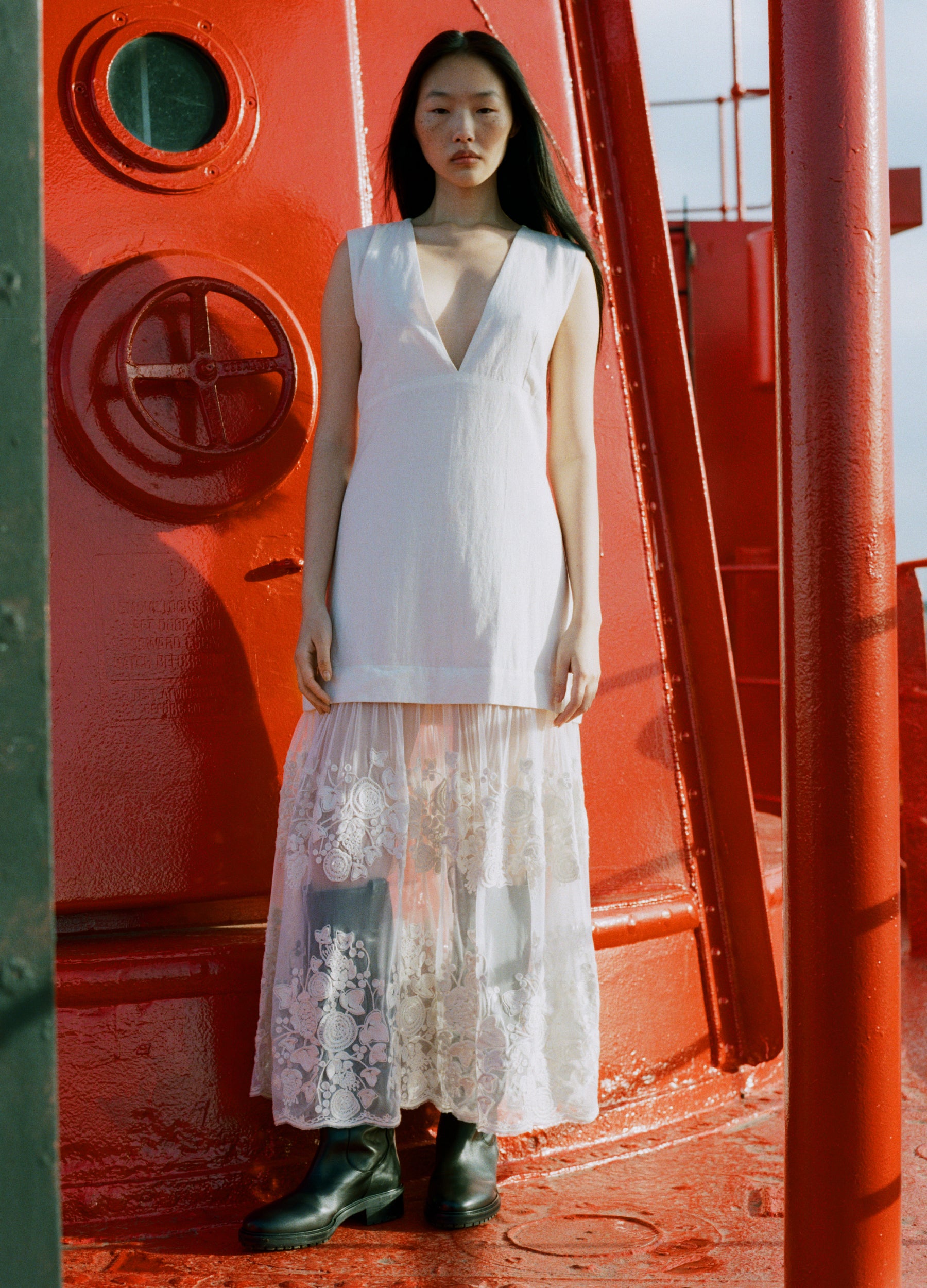 Arielle V-Neck Flowy Dress for Women
